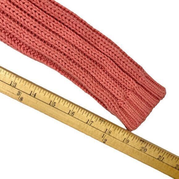 Ann Taylor Loft Studio Cardigan Sweater Womens Small Pink Granny Core Open Knit - Picture 15 of 16